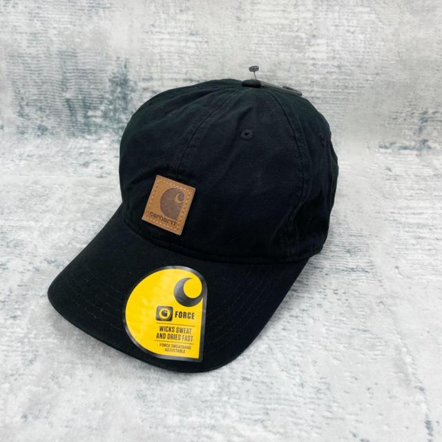 Carhartt Men's Caps - Black/White on Productcaster.