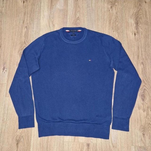 Tommy Hilfiger Men's Jumper - Blue - S on Productcaster.