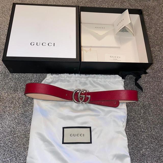 Gucci Kids' Belt - Red on Productcaster.