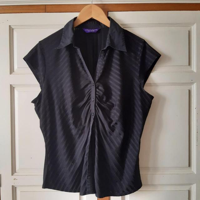 Dorothy Perkins Women's Shirt - Black - 18 on Productcaster.