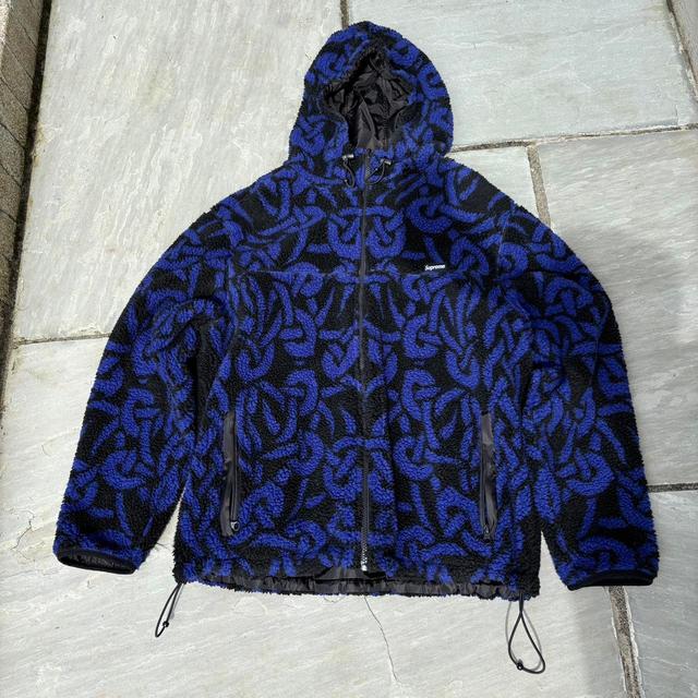 Supreme Men's Jacket - Black/Blue - L on Productcaster.