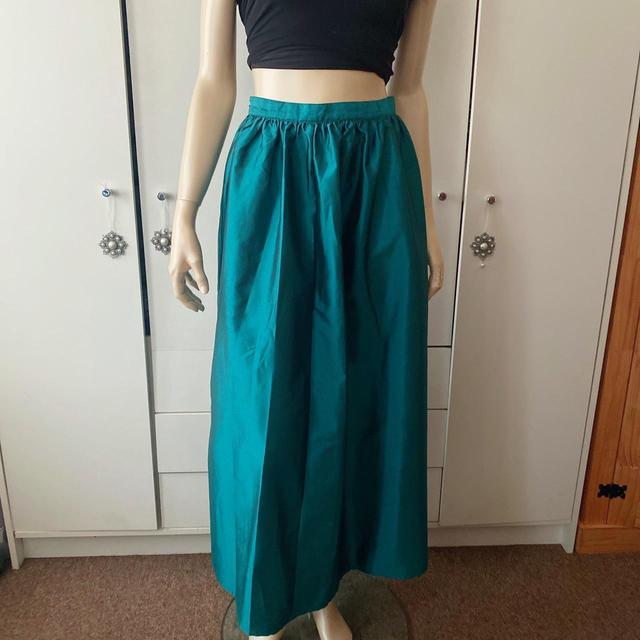 Topshop Women's Midi Skirt - Green - UK 8 on Productcaster.