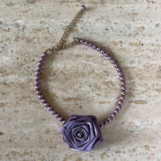 Women's Necklace - Purple on Productcaster.