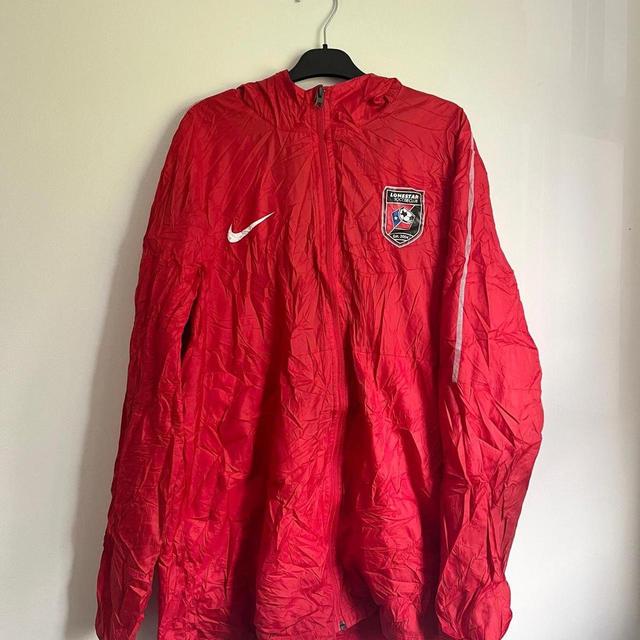 Nike Men's Windbreaker Jacket - Red - XL on Productcaster.