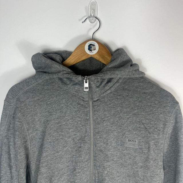 Hugo Boss Men's Hoodie - Grey - S on Productcaster.