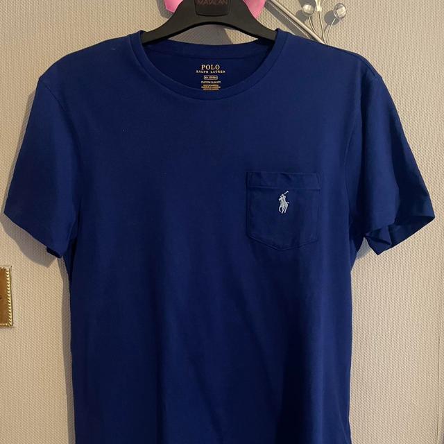 Polo Ralph Lauren Men's T-shirt - Blue - M on Productcaster.