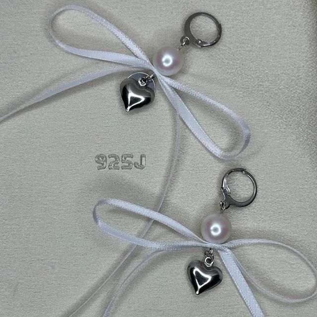 Women's Earrings - Silver on Productcaster.