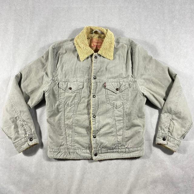 Levi's Men's Bomber Jacket - Grey - M on Productcaster.