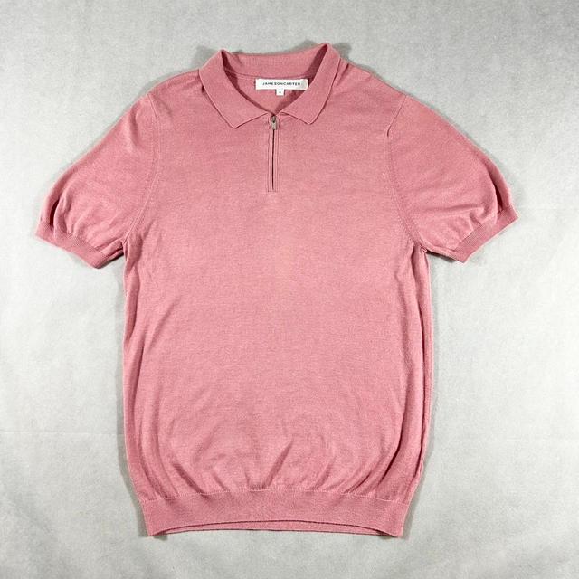 Jameson Carter Men's Polo shirt - Pink - XL on Productcaster.