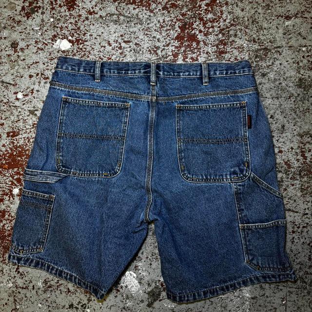 Vintage Men's Shorts - Blue - 36" on Productcaster.