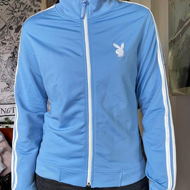 Playboy Women's Jacket - Blue - UK 12 on Productcaster.