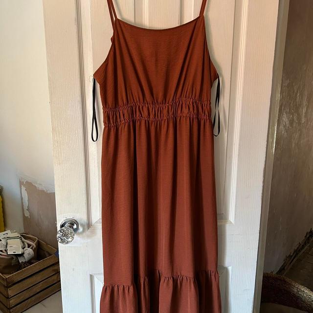 Primark Women's A-line Dress - Orange - 20 on Productcaster.