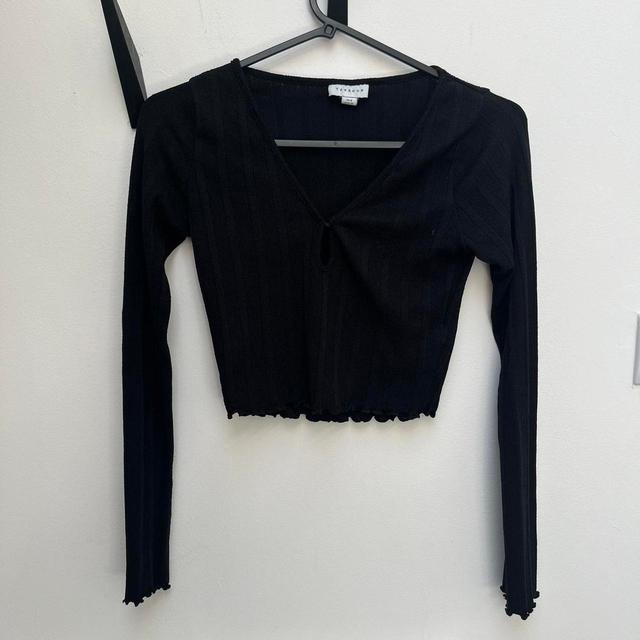 Topshop Women's Crop top - Black - 8 on Productcaster.