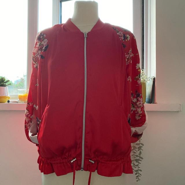 H&M Women's Going out Jacket - Red - UK 16 on Productcaster.