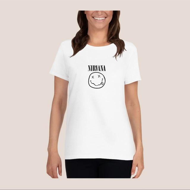 Designer Women's T-shirt - White - XS on Productcaster.