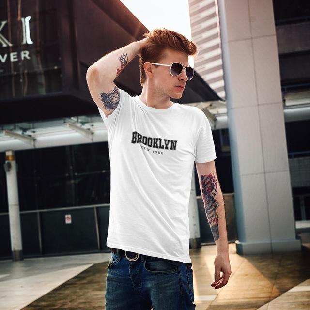 Designer Men's T-shirt - White - L on Productcaster.