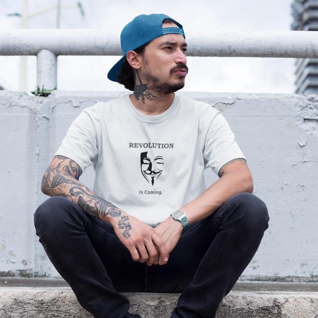 Designer Men's T-shirt - White - L on Productcaster.