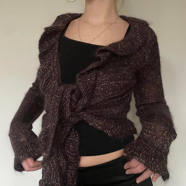 Vintage Women's Cardigan - Brown - 8 on Productcaster.