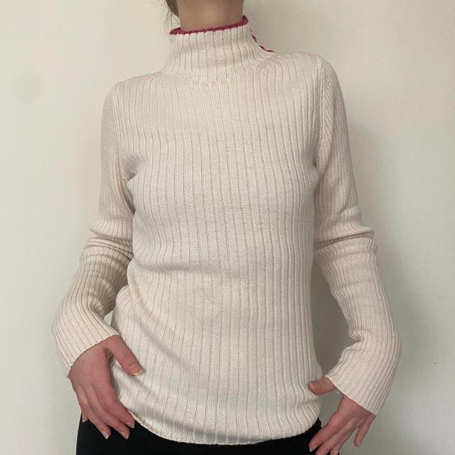 Vintage Women's Jumper - Cream - 8 on Productcaster.