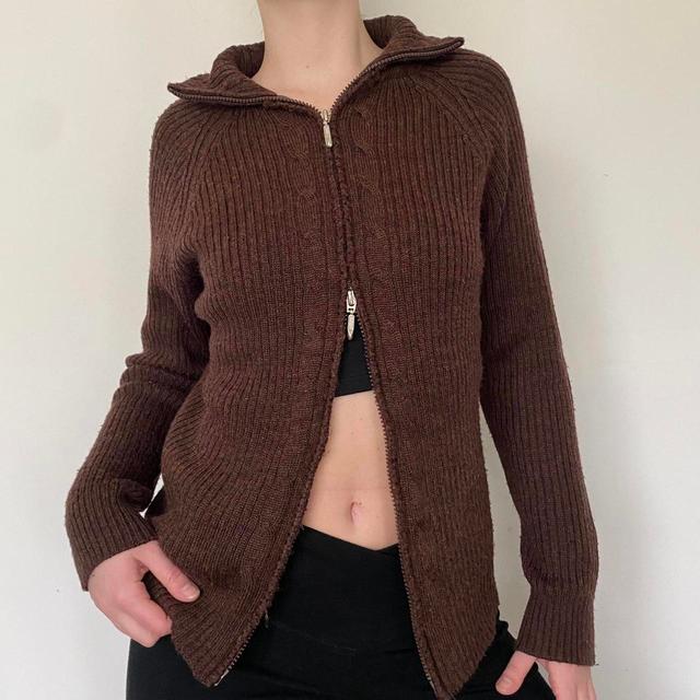 Vintage Women's Cardigan - Brown - 8 on Productcaster.