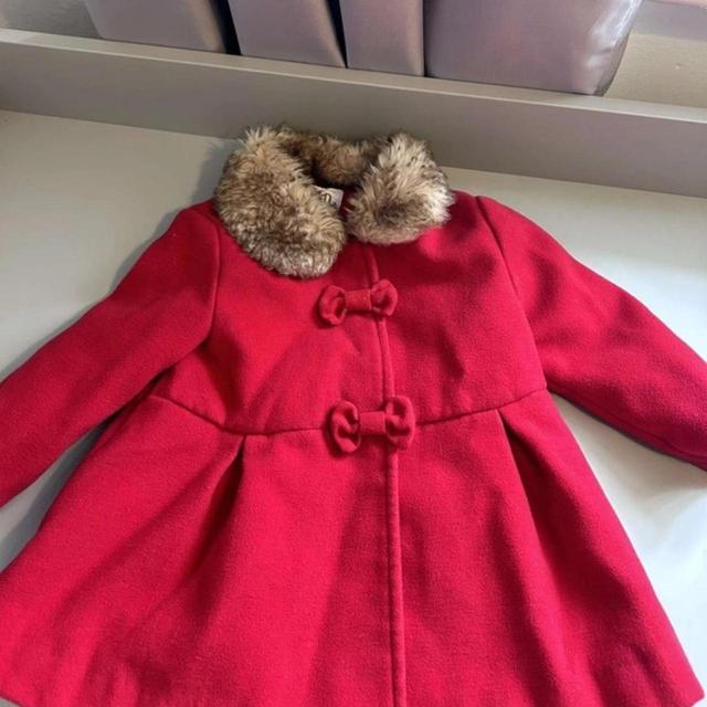 Fred & Flo Kids' Peacoat - Red/Brown - 18-24 months on Productcaster.