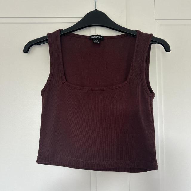 Boohoo Women's Crop top - Brown - 10 on Productcaster.