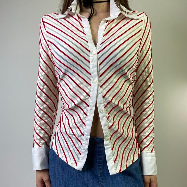 Vintage Women's Shirt - White - S on Productcaster.