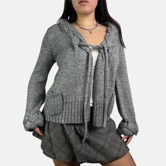 Vintage Women's Jumper - Grey - M on Productcaster.