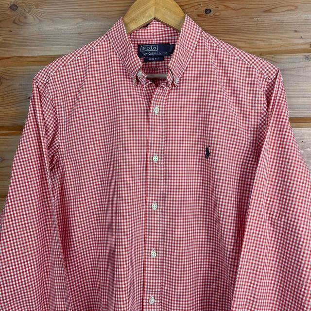 Polo Ralph Lauren Men's Shirt - Red/White - M on Productcaster.