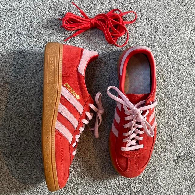 Adidas Women's Trainers - Red/Pink - UK 5.5 on Productcaster.