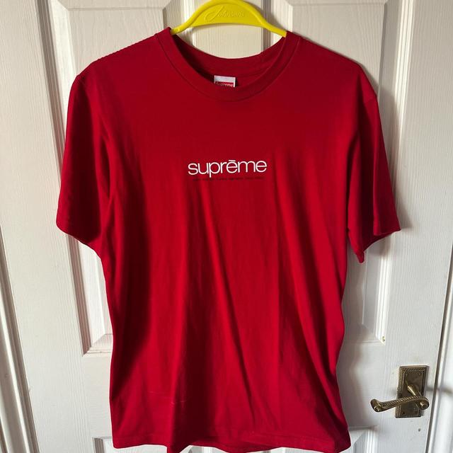 Supreme Men's T-shirt - Red - S on Productcaster.