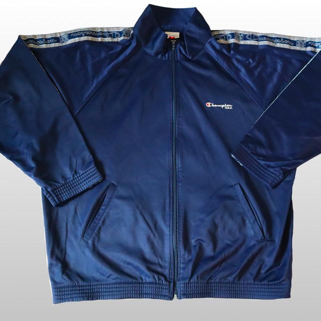 Champion Men's Jumper - Navy/Blue - XL on Productcaster.