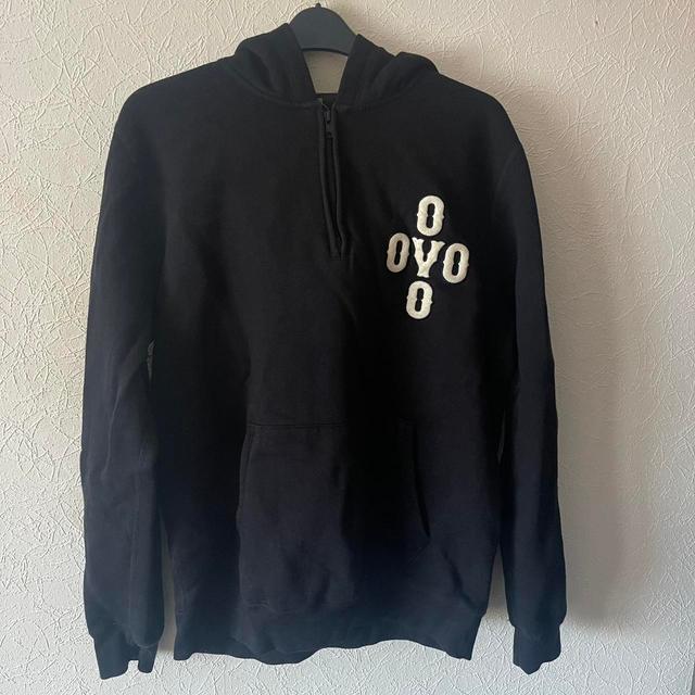 Octobers Very Own Men's Hoodie - Black/Cream - M on Productcaster.