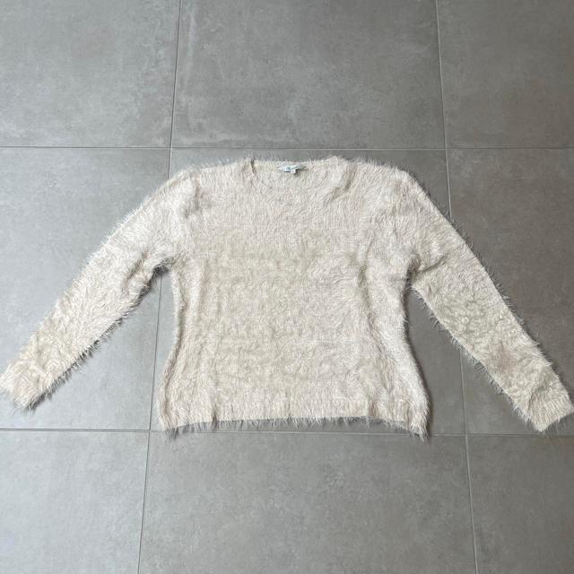 Vintage Men's Jumper - Cream - S on Productcaster.