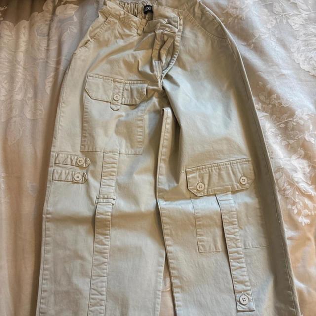 Luxe to Kill Women's Cargo Trousers - Cream/Tan - UK 10 on Productcaster.