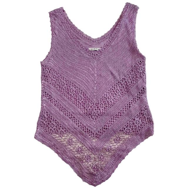 Vintage Women's Vest - Purple - 12 on Productcaster.