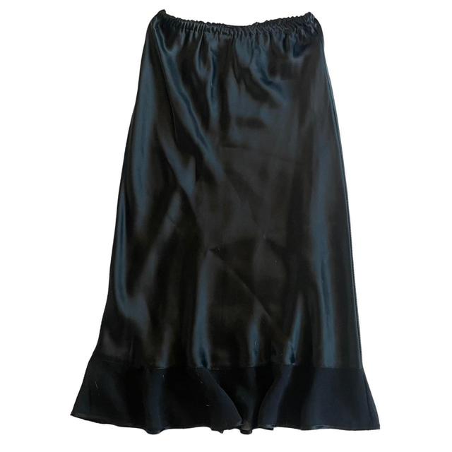 Vintage Women's Midi Skirt - Black - UK 10 on Productcaster.