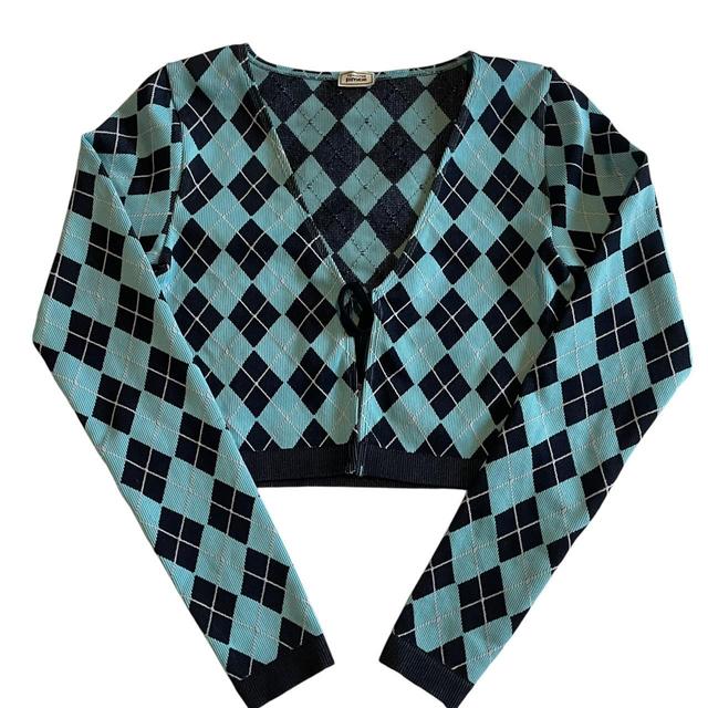 Women's Cardigan - Blue/Multi - S on Productcaster.