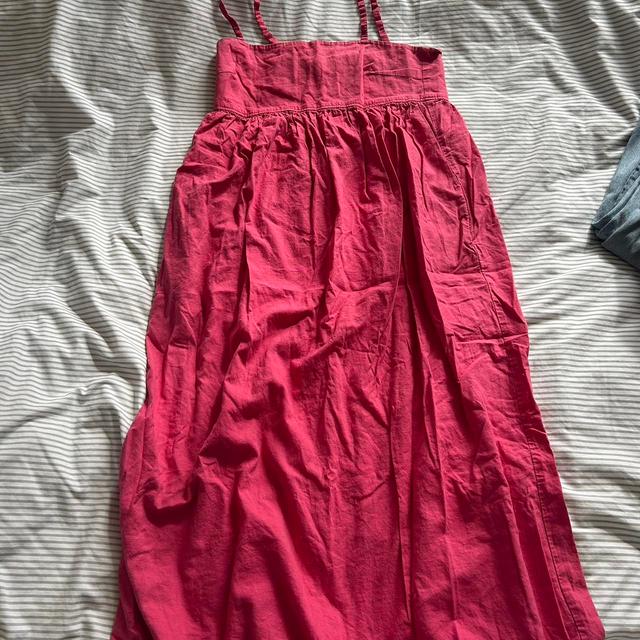 UNIQLO Women's Dress - Pink/Red - 8 on Productcaster.