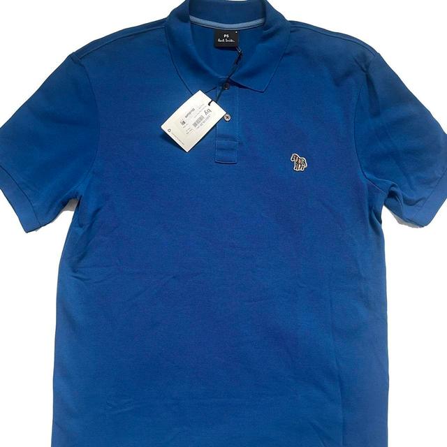 Paul Smith Men's Polo shirt - Blue - M on Productcaster.