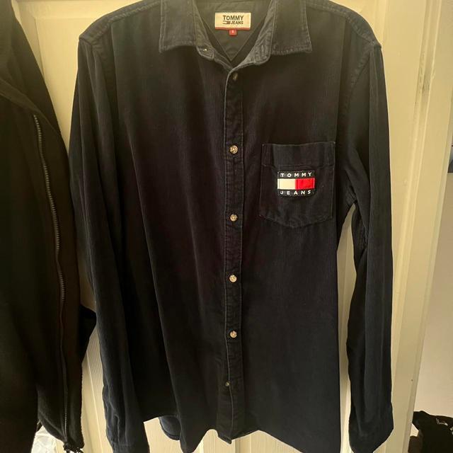 Tommy Hilfiger Men's Shirt - Navy - S on Productcaster.