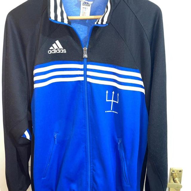 Adidas Men's Lightweight Jacket - Blue - M on Productcaster.