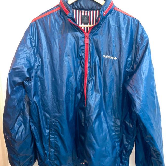 Adidas Men's Windbreaker Jacket - Blue - M on Productcaster.