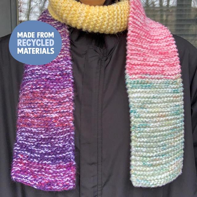 Handmade Women's Scarf - Multi on Productcaster.