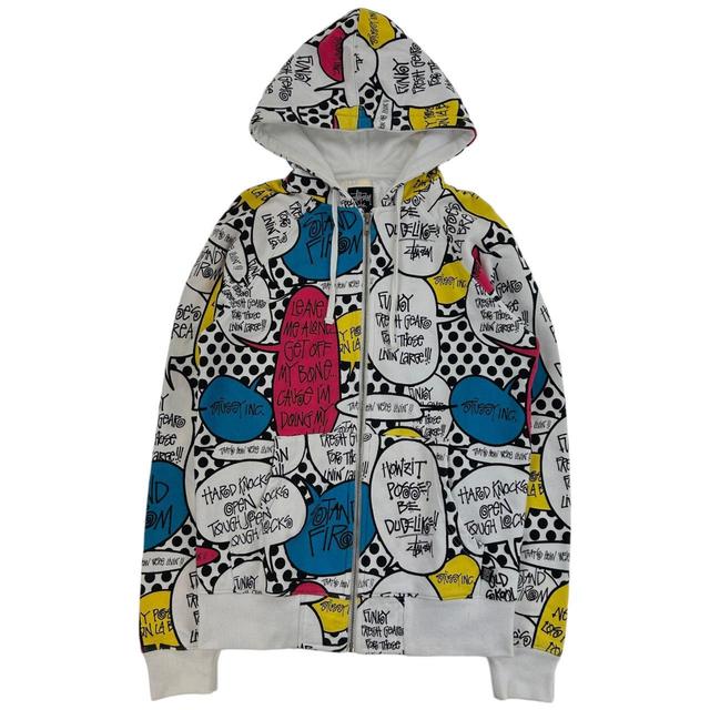 Stüssy Men's Hoodie - Multi - S on Productcaster.