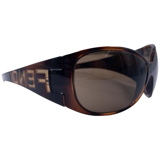 Fendi Men's Sunglasses - Brown on Productcaster.