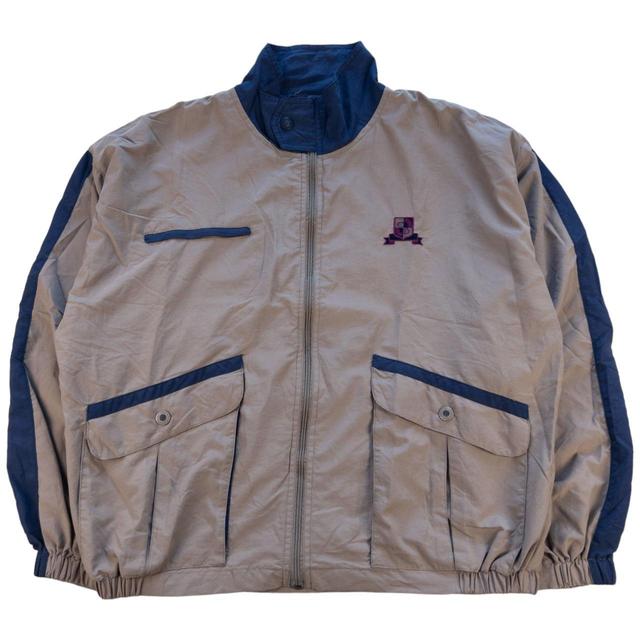 Christian Dior Men's Jacket - Khaki/Navy - XL on Productcaster.