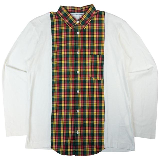 Comme des Garçons Men's Shirt - White/Multi - M on Productcaster.