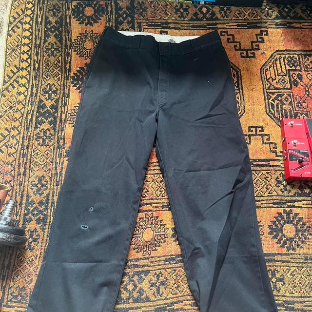 Dickies Men's Trousers - Black - M on Productcaster.