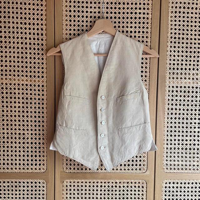 Women's Vest - Cream - S on Productcaster.